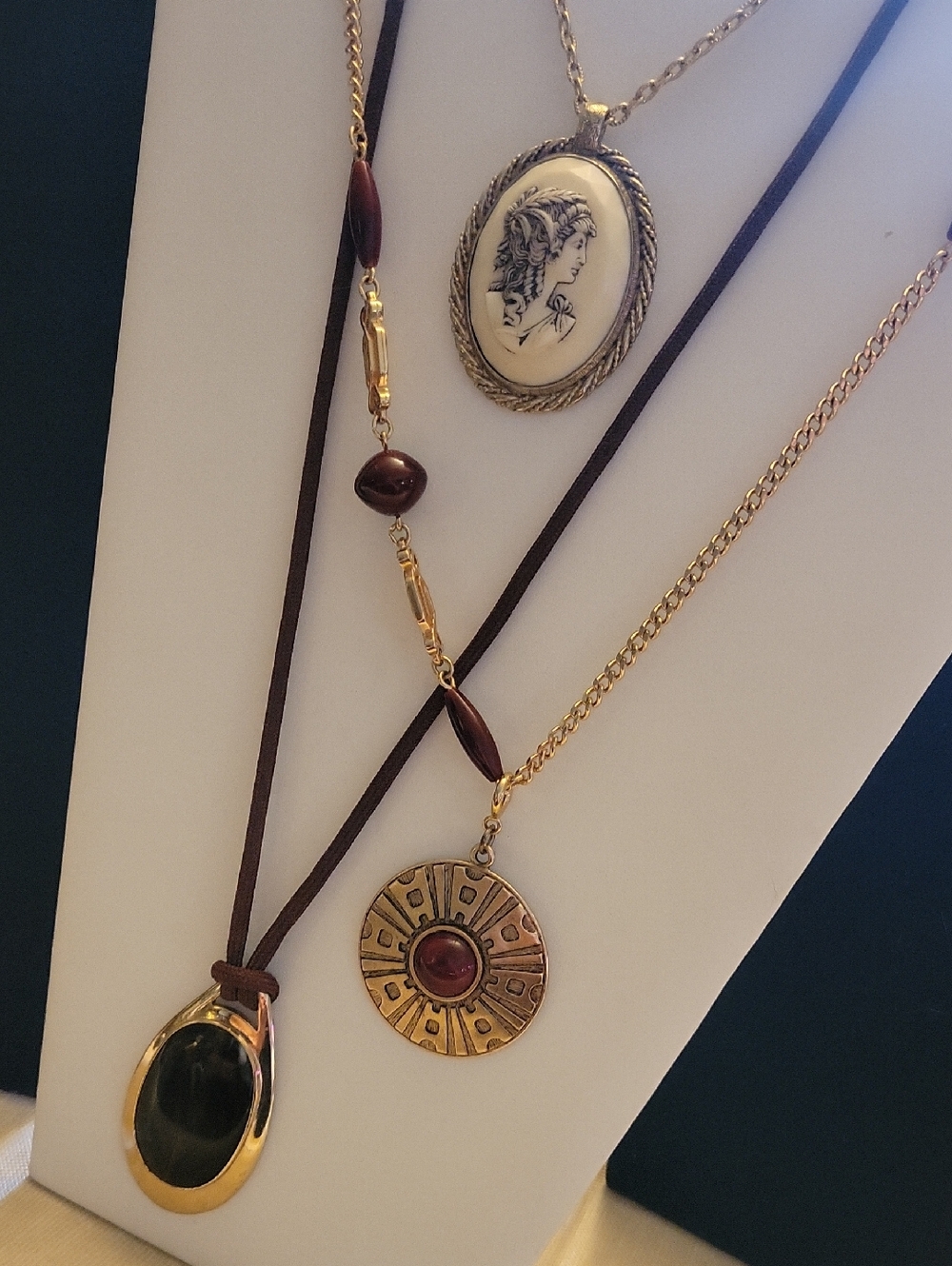 Sarah Coventry Lot 1970's 3 Necklaces